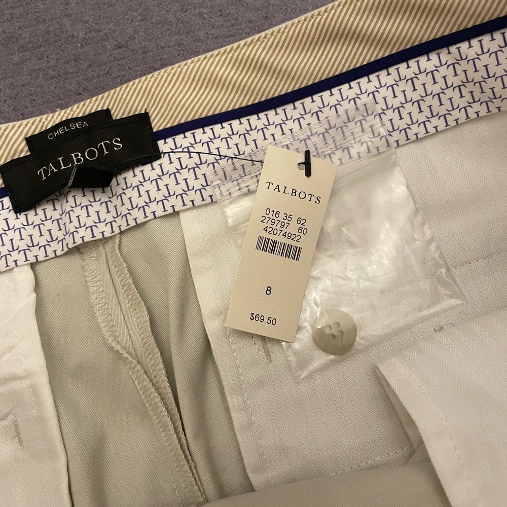 Talbots White Chinos for Effortless Style